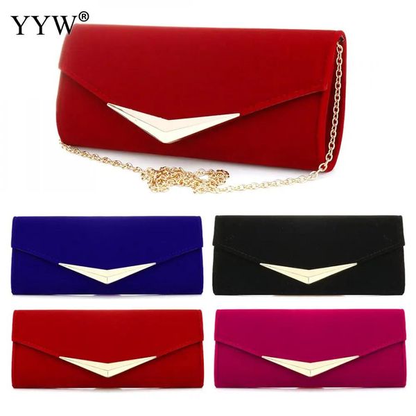 Taschen 2018 Mode weibliche Clutches Tasche rote Satin Frauen Handtaschen schwarze Abend Party Tasche elegante Schulter -Cross -Body -Taschen