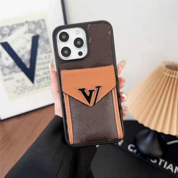 Designer Titular de cartões de moda Crossbody Leather iPhone para iPhone 15Promax 15Plus 15 14Pro max 14Pro 14Plus 13Promax 13Pro 13 12Promax 12 11 Casos Capas móveis capa móvel capa para celular