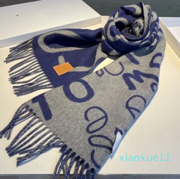 sciarpa di design sciarpa da donna sciarpa di moda scialle spesso in cashmere Scialle lungo da donna in lana invernale in cashmere Foulard con frange all'ingrosso