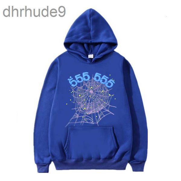 Erkek Tasarımcı Sweater Sp5der Kadın Hoodie 555555 Melek Erkekler Kadın Ağır Kumaş Örümcek Web Sweatshirt Kazak 5SZB