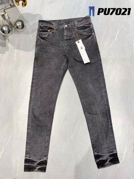 Jeans de grife calça calça de linho Hip Hop Men Jeans Angusted Ripped Biker Slim Fit Motorcycle Denim para pés de spot Micro Hip-Hop Zipper Hole