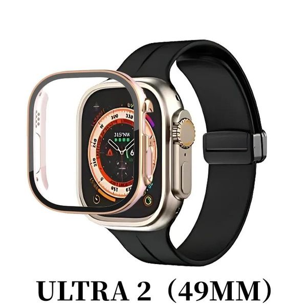Случаи высокое качество для Apple Watch Ultra 2 серия 9 45 мм 49 мм Iwatch Marine Strap Smart Watch Sport Watch Беспроводная зарядная коробка PR PR PR