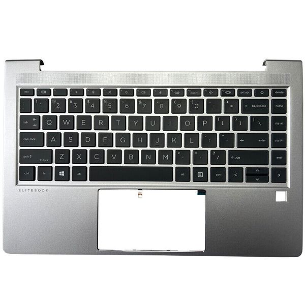 NOVO ORIGINAL PARA HP ELITEBOOK 640 G9 14 POLENTE LAPTOP TECHADO SLIVER PLAMREST COM LIGADO DE BENÇÃO KB N17709-001