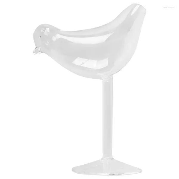Copos de vinho 150ml Creative Bird Shape Cocktail Goblet Personalidade de vidro Modelo Modelo Molecular Varejo de Fantasia