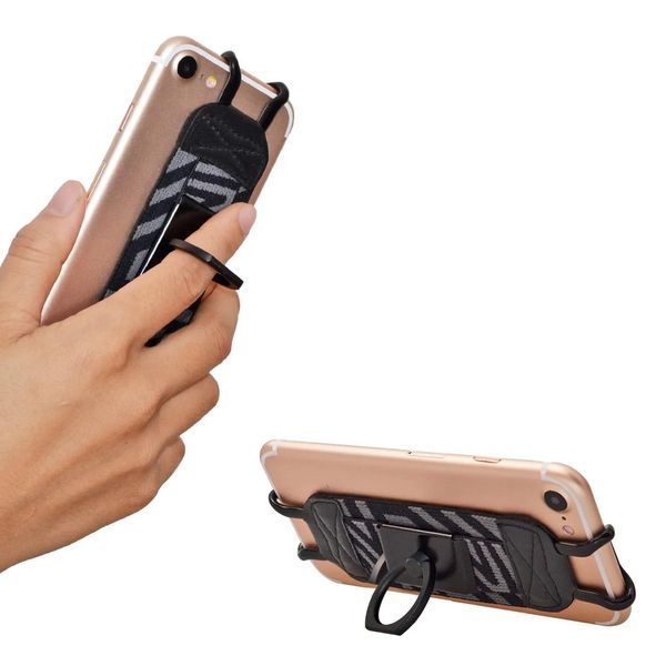 Supporti TFY Cinturino di sicurezza da polso con rotazione a 360° Anello in metallo Supporto FingerGrip per iPhone 6 / iPhone 7