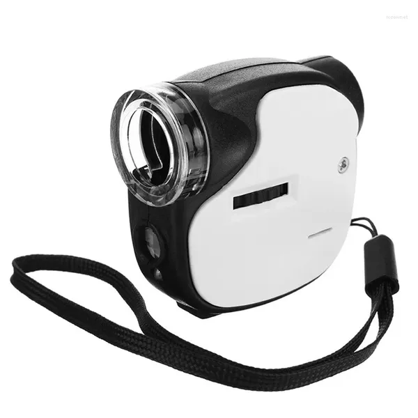 Microscopio portatile per fotocamere digitali 55X Mini tascabile portatile con lampada a LED Luce UV pieghevole Lente d'ingrandimento ad alta potenza per gioielli