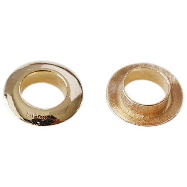 AU585 Ösennieten aus massivem 14-karätigem Gold für große Lochperlen, Schmuck, DIY, Goldzubehör, Komponenten 231225