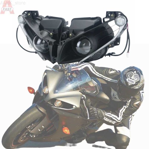 Lucitura motociclistica motociclistica Assemblaggio del faro anteriore per moto per Yamaha YZF R1 2012 2013 2014 YZF-R1 Accessori motociclistici LIGHT LAMPL231225