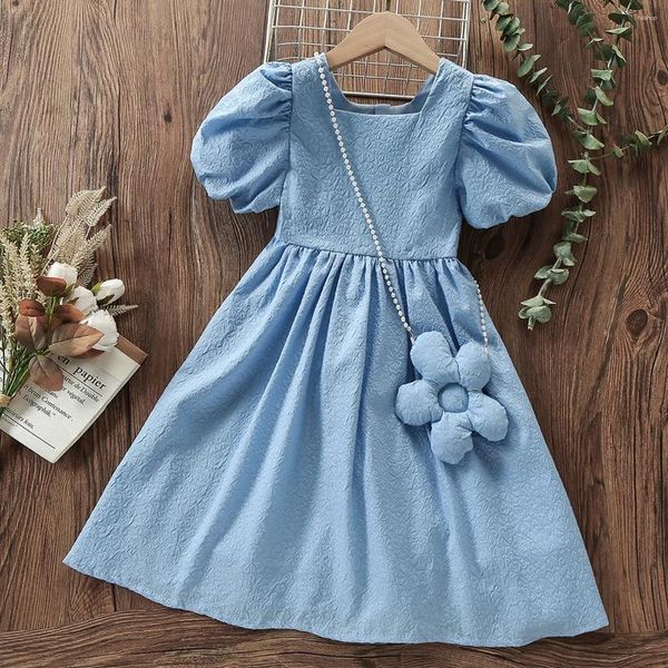 Mädchen Kleider Schuluniform Kinder Sommer Für Mädchen Outfits Prinzessin Baby Party Kleid Kurzarm Kinder Kostüme 6 7 8 10 12 Jahre