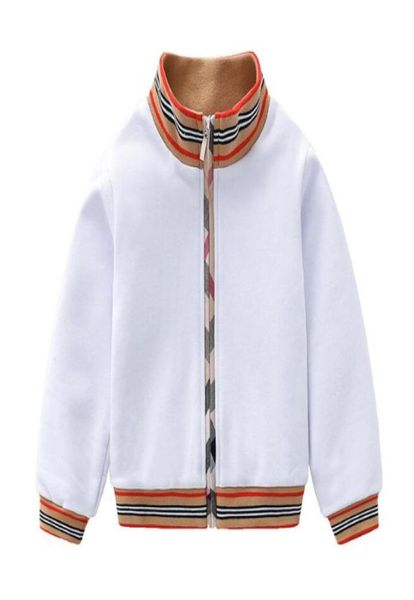 Giacche firmate per bambini ragazzi ragazze nuovo bianco Cappotto sportivo casual in cotone con motivo scozzese Giacca outwear natalizia per bambini in tessuto boutique6338151