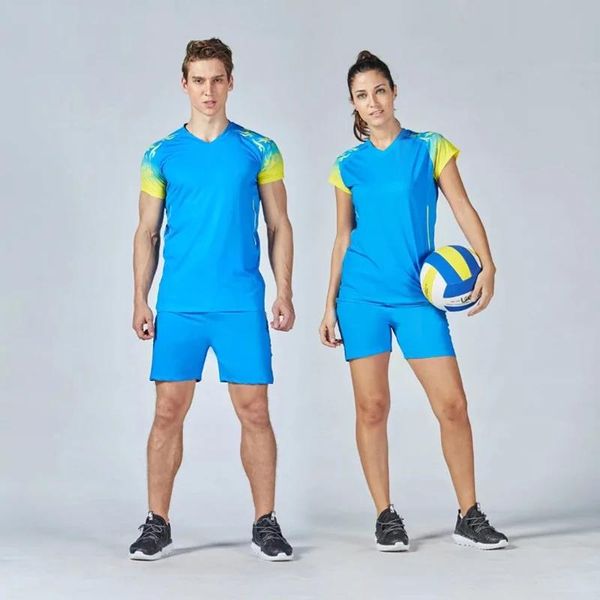 Camisas esportivas das mulheres dos homens camisas de vôlei uniforme de vôlei terno masculino esporte tshirts formulário para uniforme de vôlei para mulher