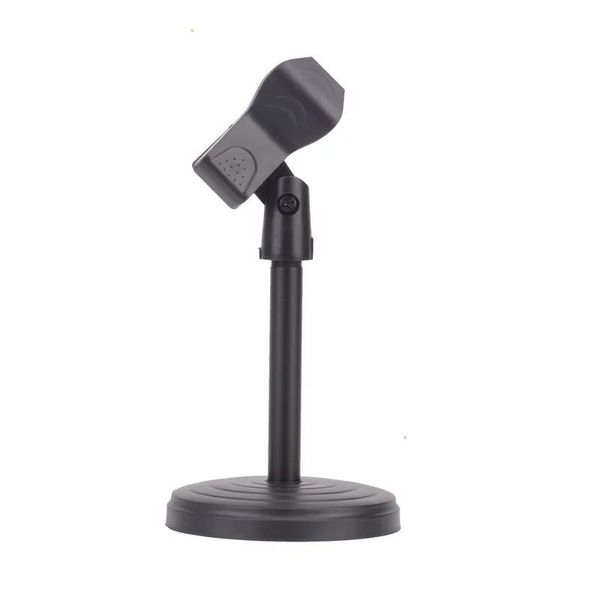 Microfoni Nuovo morsetto universale Morsetto per microfono da tavolo portatile Morsetto per microfono Supporto per supporto MIC per microfono per studi di conferenza per computer