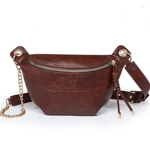 Sacos de noite designer mulher óleo cera couro mensageiro saco moeda bolsa luxo senhora cintura moda marca ombro crossbody peito