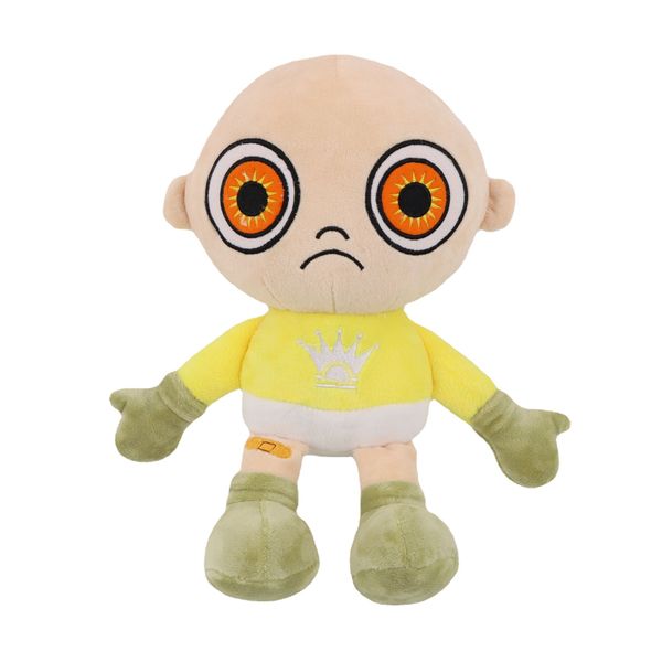 25cm Bebek sarı peluş oyuncak doldurulmuş bebek bebek korkunç oyun karakter plushie ev dekorasyon