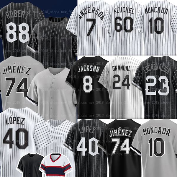 Chi 45 Michael Tim Anderson White Sox Beyzbol Forması Robert Jr Bo Jackson Yoan Moncada Andrew Vaughn Carlton Fisk Gregory Santos Frank Thomas Paul Dejong