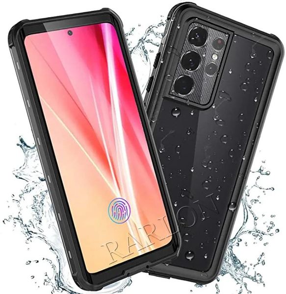 Kılıflar 360 Su Geçirmez Telefon Kılıfları Dahili Ekran Koruyucu ile Tam Vücut Kapağı Heavy Hizmet Şok geçirmez IP68 İPhone 12 Pro Max 11 için Kılıf