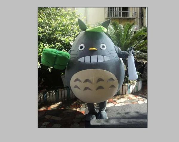 Trajes 2020 de alta qualidade a cabeça um traje de mascote totoro gordo para adultos usarem