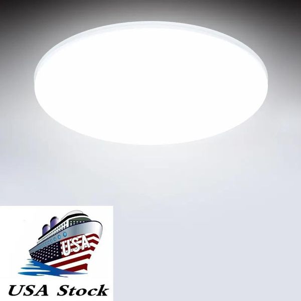 Luci Stock negli Stati Uniti 18W 3000k 5000k Montaggio superficiale a incasso Lampada da soffitto a LED ultra sottile Lampada Lampada da pannello a LED per camera da letto Bagno