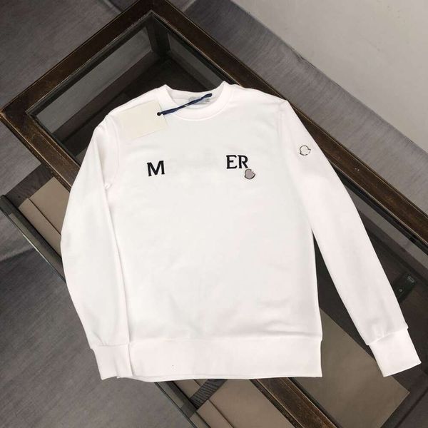 Monclair Hoodie Homens Designer Sweater Mens Womens Monclear Colete Cor Carta Imprimir Mangas Compridas T Shirt Casual Solto Simples Oversized Mens Monclair Jacket 5098