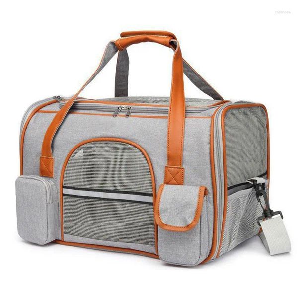 Carriers Cat Carrier portatile Piccolo per cani da camino per cani trasporta trasporto borse da viaggio da trasporto approvate