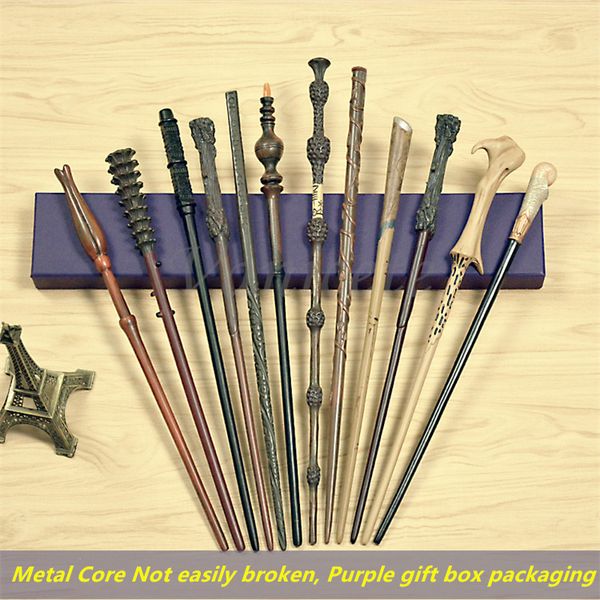 Party Supplies Cosplay Zauberstäbe Spielzeug Metallkern Potter Zauberstab mit Geschenkbox Kinder Magical The Elder Stick LT730