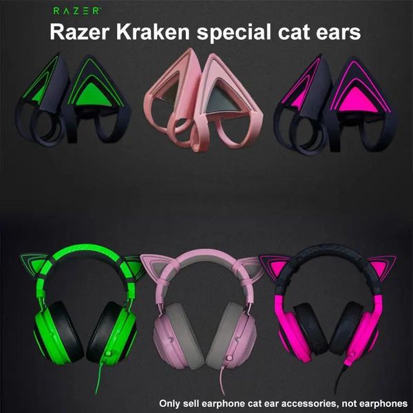 Наушники Razer Kraken Cat Ears inear Наушники аксессуары Kraken te v2 Наушники Игровые компьютерные игры замены замены запасных деталей