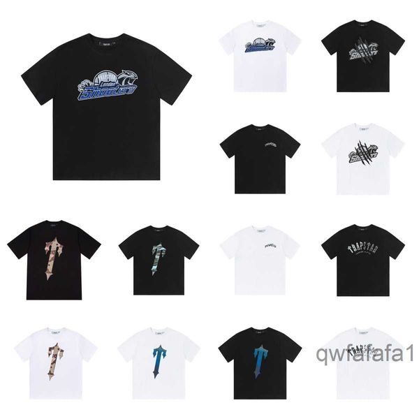 Männer T-Shirts Marke Trapstars Designer Frauen Hemden Drucken Brief Luxus Hemd Sommer Sport Baumwolle Cord Top Kurzarm 4VVD