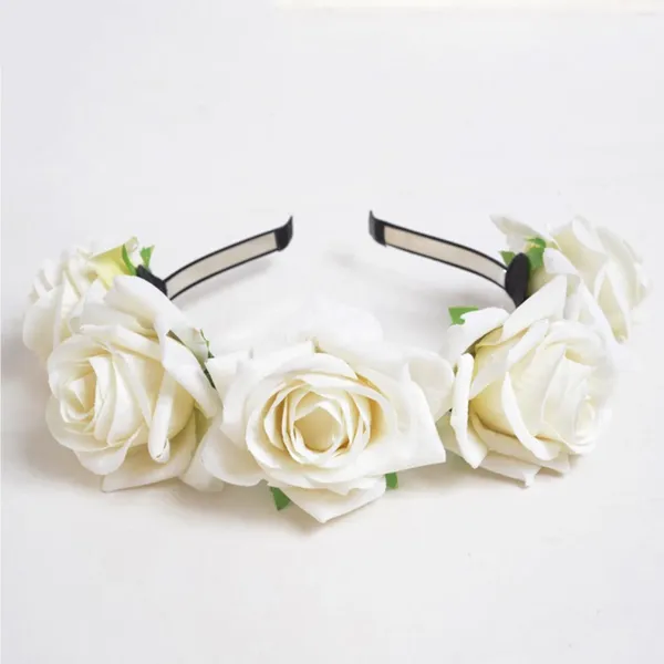 Dekorative Blumen, Valentinstag, Blumen-Haarschmuck, Festival, Hochzeit, Girlande, Kopfband, nie verwelkte Dekorationen