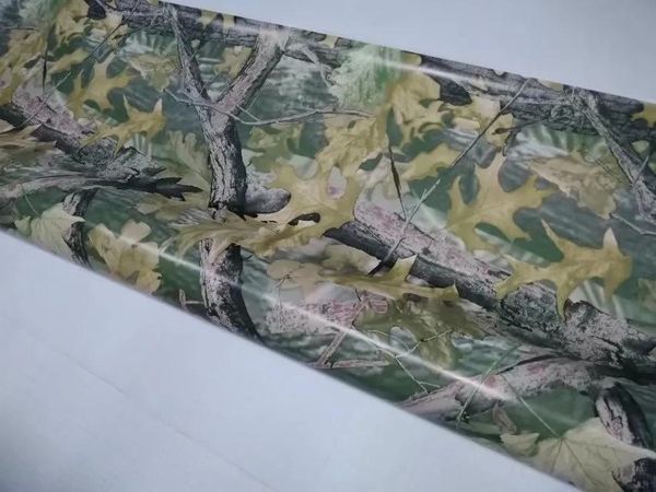 Adesivi Nuovo Realtree Camo Vinile per avvolgimento dell'auto Con bolla d'aria Adesivo per auto mimetico per albero reale gratuito 1.52x10m / 20m / 30m Rotolo