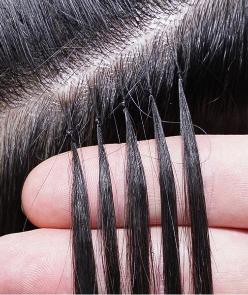 Новинка Продукт Нано-кольцо для волос с микробусинами Машина для наращивания волос Remy Human 2026inch Предварительно скрепленные прямые бразильские 200 прядей Fu6689894
