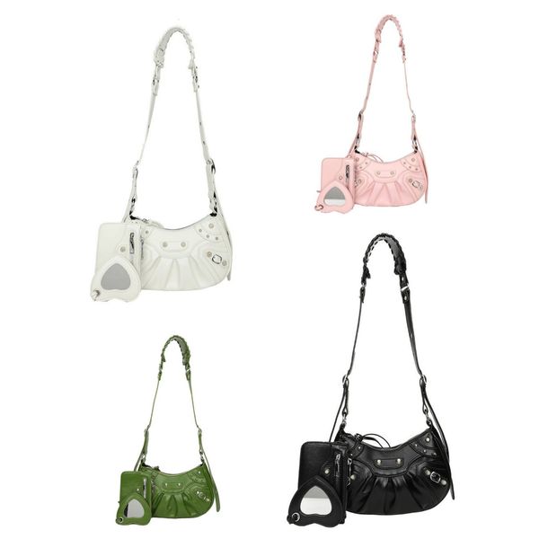 Borsa a tracolla firmata Love Bag Pelle bovina cerata ad olio Rivetti con senso avanzato a tracolla da donna Scelte multiple Borsa tote con pacchetto locomotiva retrò europea e americana