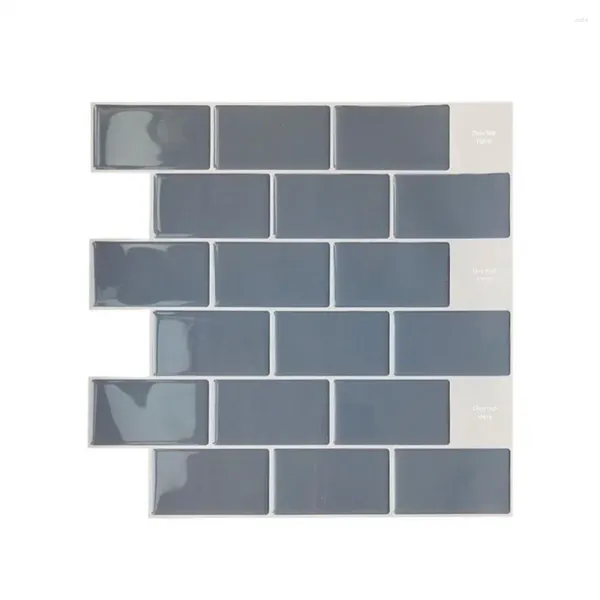 Adesivi murali 60% autoadesivo backsplash adesivo epossidico impermeabile 3D per piastrelle decorazioni per la casa fai da te