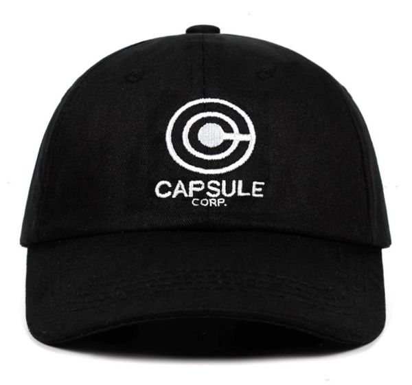 Capsule Corp Papa Hut Anime Song 100 Baumwolle Stickerei Snapback Unisex Baseball Caps Männer Frauen Urlaub4801043