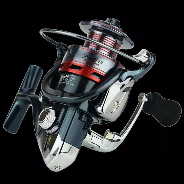 Stangen Walk Fish 13+1BB Spinning Fishing Reel Metall XS10007000 Serie Spinnenrollenfischerei Tackle