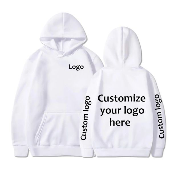 Benutzerdefinierte Hoodie Diy Text Paar Freunde Familie Bild Druck Männer Kleidung Anpassen Sport Freizeit Pullover Stil Sportsshirt 231226