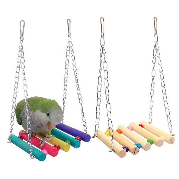 Pássaros brinquedo animal de estimação pássaro papagaio periquito budgie cockatiel gaiola cabana ninho rede balanço pendurado brinquedo suprimentos 231225