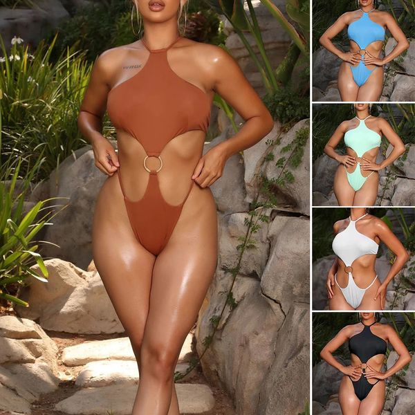 1 pip kadın mayo seksi ince bikini hızlı kuru yaz mayo yüzme havuzu plaj güneş tabanı kıyafetleri xr 231225
