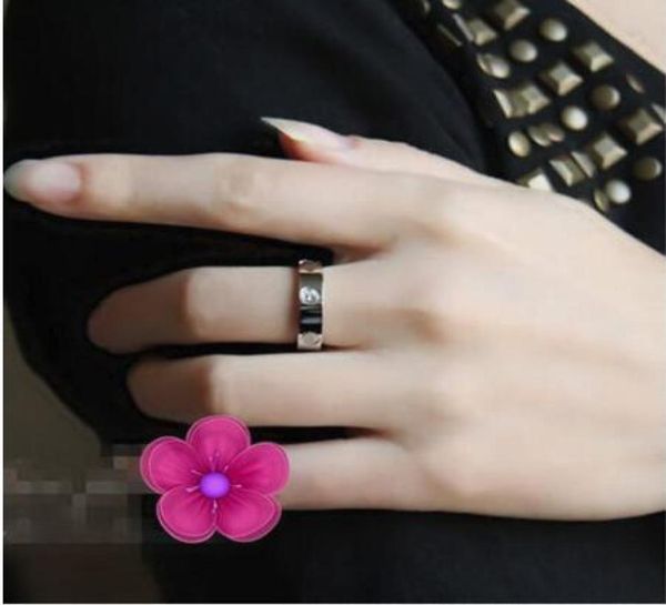 Классические любовные кольца из нержавеющей стали 6 мм золото розовое золото серебро обручальное кольцо для мужчин и женщин обручальное мужское женское альянс siz9133684