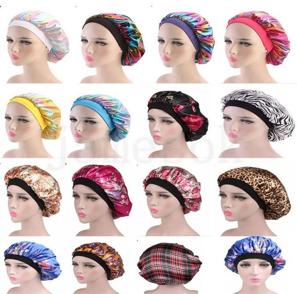 Berretto laser Elastico Lato largo Turbante Cappello Cuffia da doccia setosa Cura dei capelli Berretto permanente per donna Avvolgere la testa Accessori per capelli DA2053081203