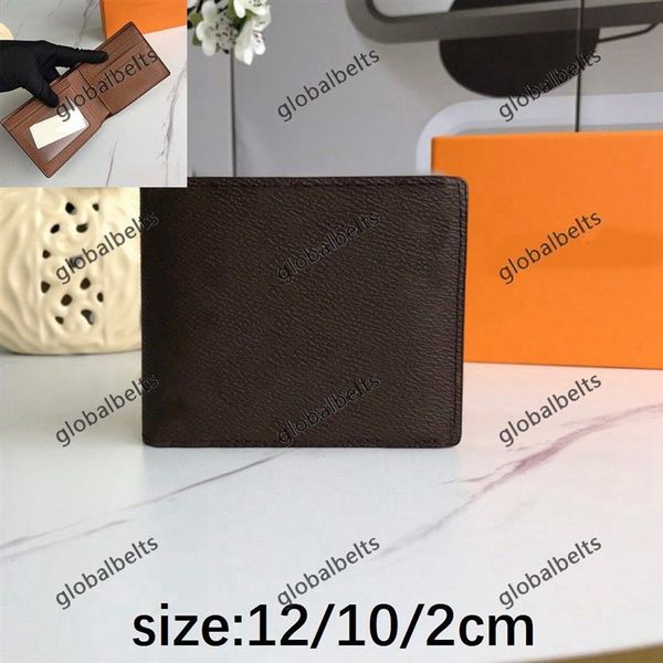 Portafogli uomini del portafoglio femminile 2021 che in pelle PU casual fresco squisito marrone nero pattern fiori a quadri colori solido fash257v