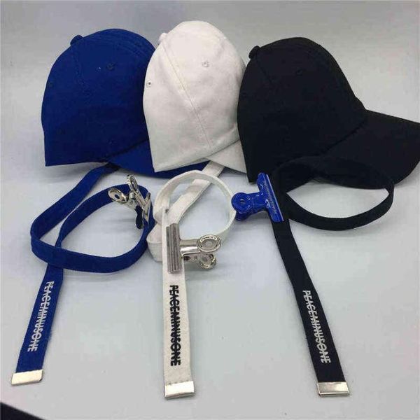 KPOP G Dragon Бейсбольная кепка с длинным ремешком с вышивкой Peaceminusone Повседневная шляпа G Dragon Модная кепка подарок на день рождения для мужчин женщин T221326655