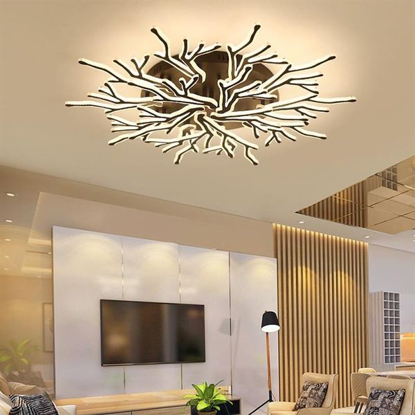 Moderno led luz de teto antler lustre iluminação acrílico plafond lâmpada para sala estar quarto principal 321p