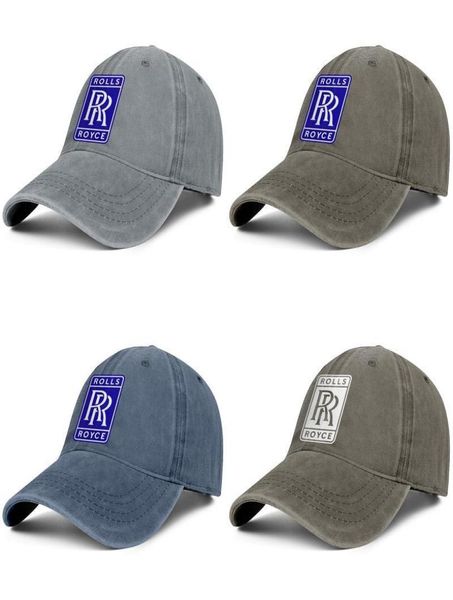 Rolls Royce Oeiginal Logo blau weiß Unisex Denim Baseball Cap tailliert Designen Sie Ihre eigenen süßen trendigen Hüte Blocky Faith Vereinigtes Königreich2938190