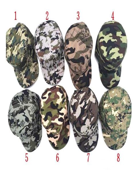 8 colori uomini e donne moda sicura berretto da baseball mimetico occhiali da sole signore men039s uniformi berretto cappello M0051561290