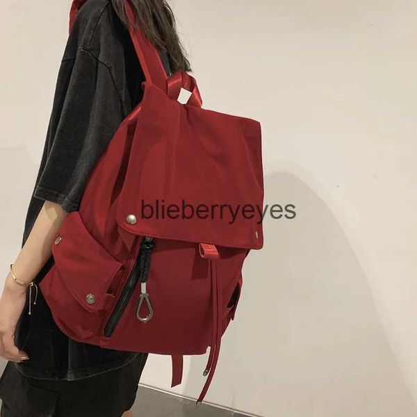 Rucksack-Stil, Umhängetaschen, Schultaschen, Unisex-Rucksack, neuer Nylon-großer Rucksack, Studenten-Rucksack, Schubladen-Designer-Schultasche, Paar Bagblieberryeyes