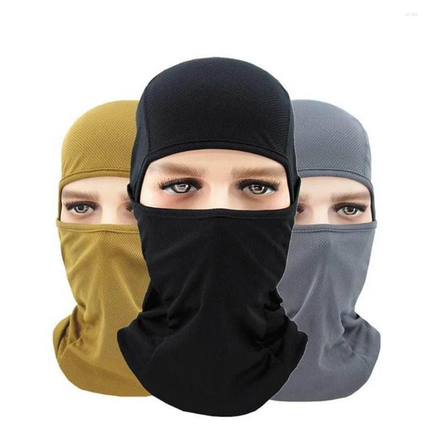 Berets Balaclava-Maske, Motorrad, atmungsaktiv, Gesichtsbedeckung für taktisches Training, Radfahren, Outdoor-Sport, Windschutz
