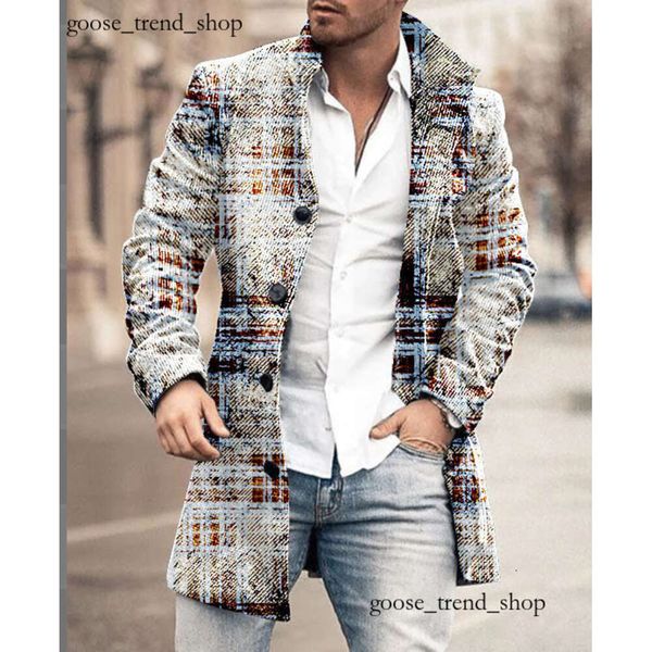 Мужская одежда Верхняя одежда Весенние брендовые длинные мужские стильные куртки S Ветровки Пальто Модные повседневные тренчи в Англии Мужские 532