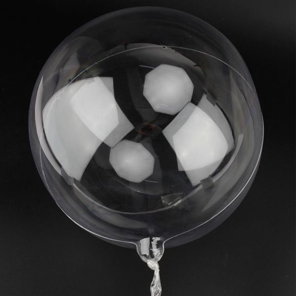 50 100 stks 10 18 24 36 inch Geen Rimpel Bobo Transparant Clear Ballonnen Kinderen Bruiloft Decor Helium Air Verjaardagsfeestje Decoratie 102310P