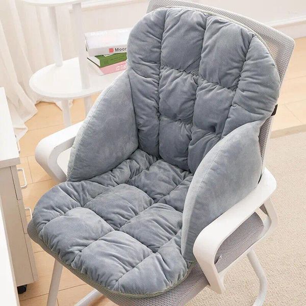 Travesseiro espessamento reclinável sofá confortável assento quente almofada traseira cadeiras de escritório tapetes cadeira portátil macia decoração de casa