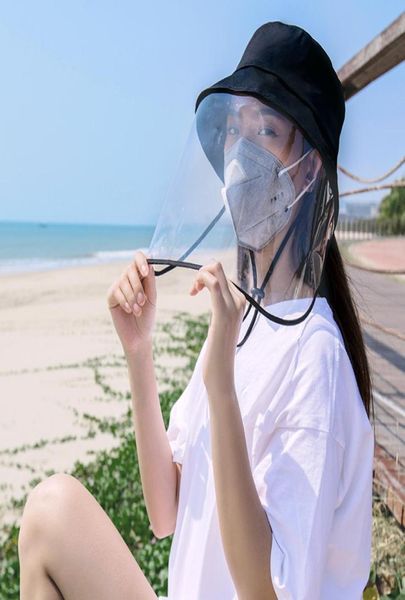 Antispitting Safe Head Face Cover Outdoor-Schutz, verstellbare Größe Gesichtsmaske für Grippe, Luftverschmutzung, Baseball-Mütze Cover2388095